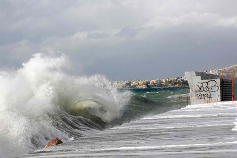 Προβλήματα από την κακοκαιρία στη Σάμο