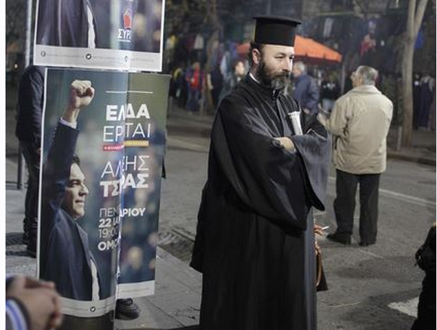 Ο ιερέας που περιμένει τον… Τσίπρα – ΦΩΤΟ