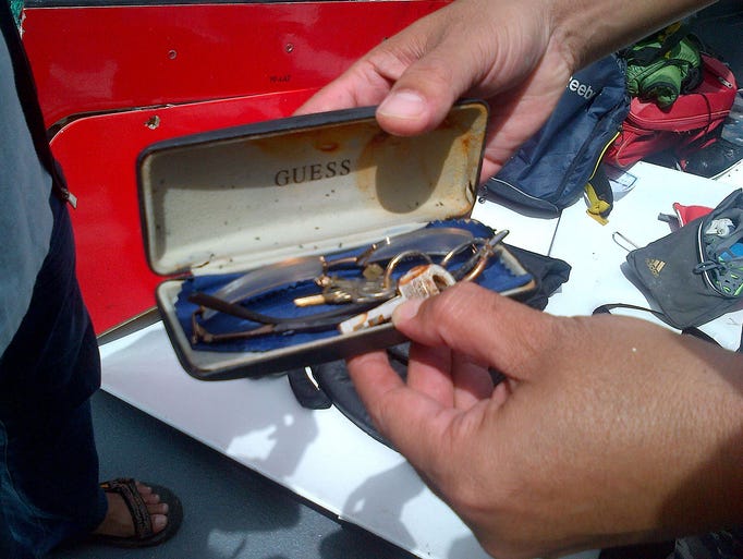 In this picture taken on January 4, 2015, Navy personnel