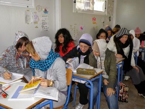 Μυτιλήνη – Μάθημα με γάντια και κασκόλ στα ΙΕΚ