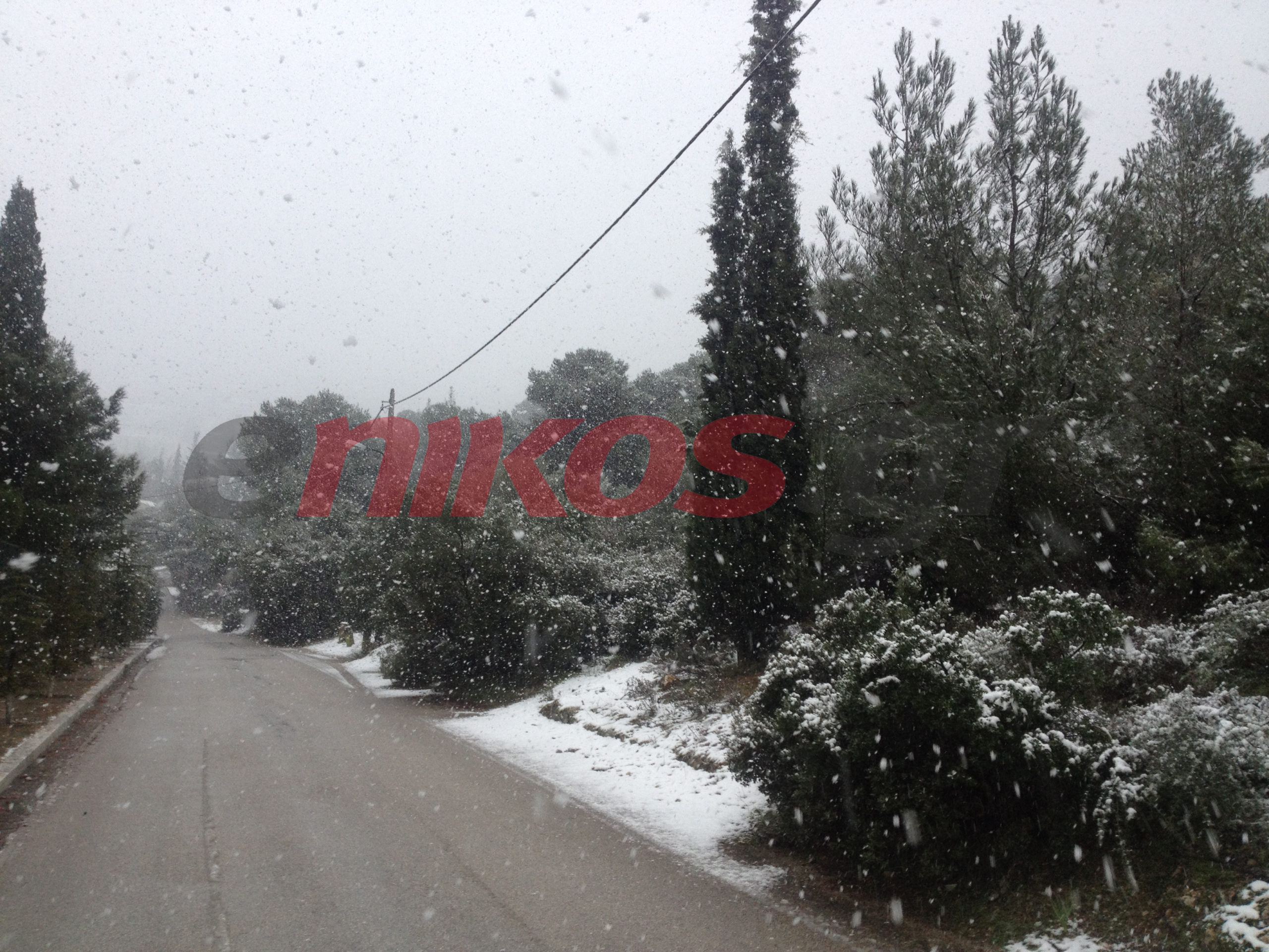 ΦΩΤΟ αναγνώστη – Στα “λευκά” ο Διόνυσος