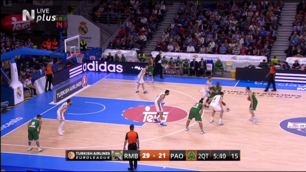 Ρεάλ – Παναθηναϊκός 39-29 (ΗΜ.)