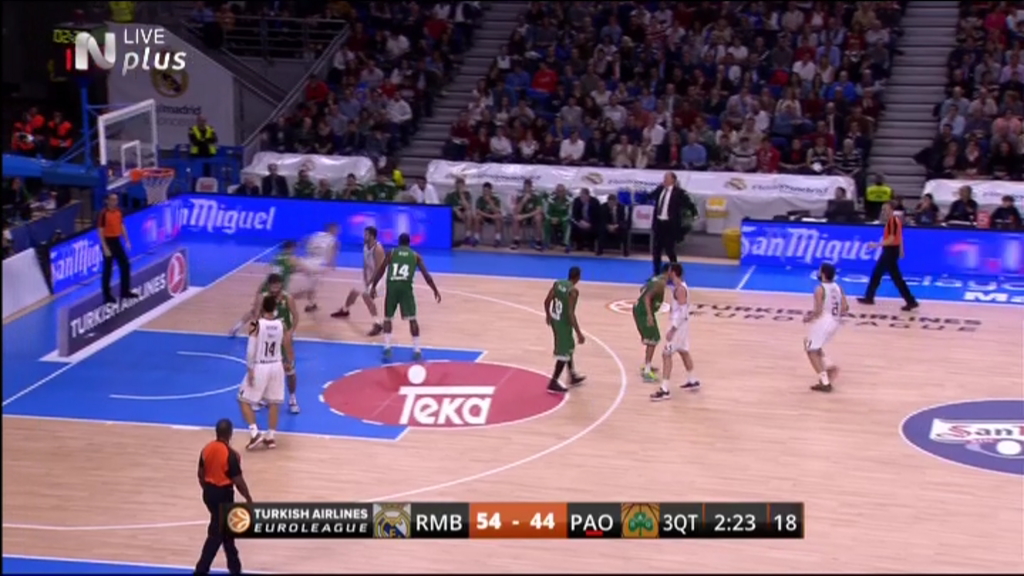 Ρεάλ – Παναθηναϊκός 60-48 (30′)