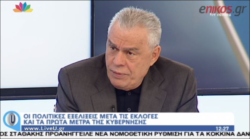 Γιακουμάτος: Θα ψηφίσω με χέρια και με πόδια Καραμανλή ή Αβραμόπουλο – ΒΙΝΤΕΟ