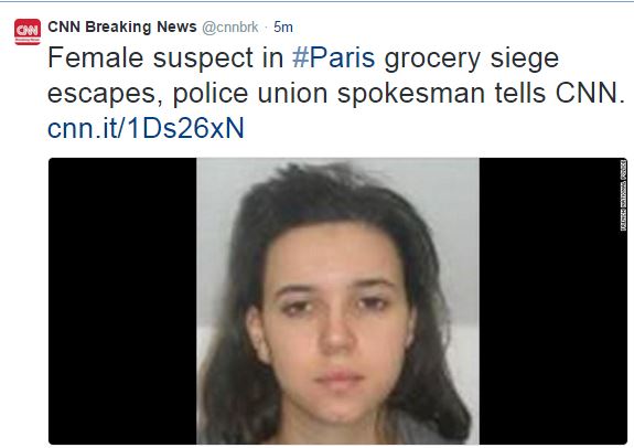 Διέφυγε η 27χρονη βοηθός του τζιχαντιστή