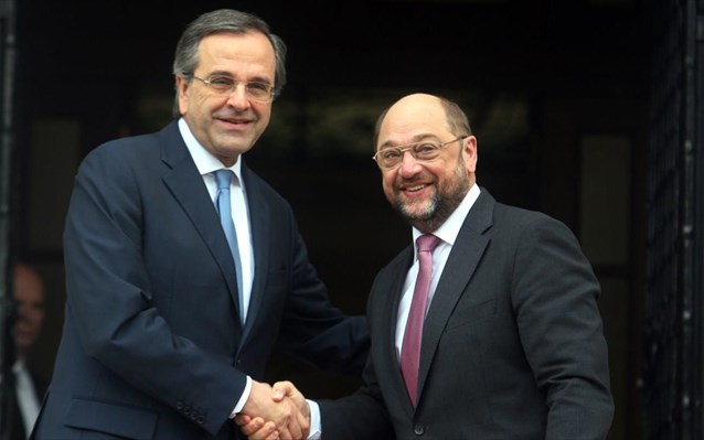 Συνάντηση Σαμαρά – Σουλτς