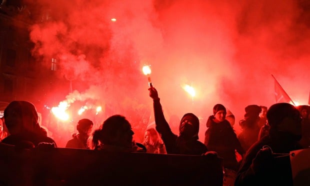 Annual protest against the Academy Ball in Vienna