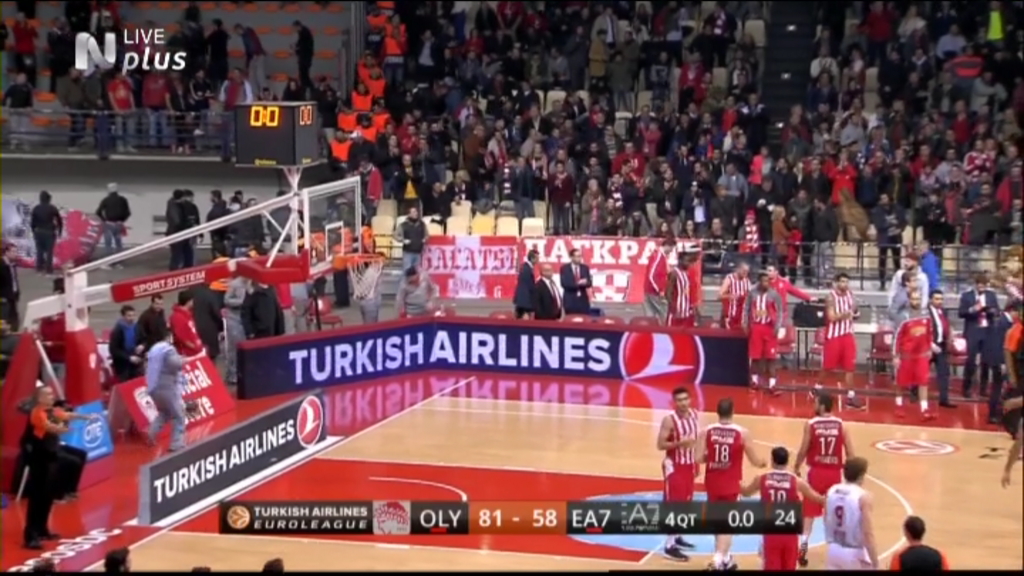 Ολυμπιακός-Αρμάνι 81-58 (Τελικό)