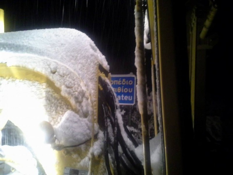 Αποκλεισμένα χωριά στην Κρήτη – ΦΩΤΟ