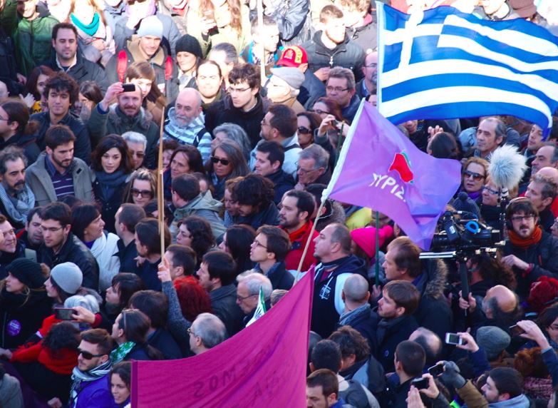 Ισπανία – Διαδήλωση “Podemos” με άρωμα Ελλάδας – ΒΙΝΤΕΟ