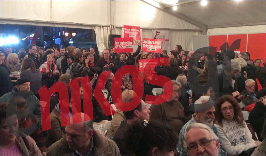 Το κλίμα στο εκλογικό κέντρο του ΣΥΡΙΖΑ στην Κλαυθμώνος – ΦΩΤΟ – ΤΩΡΑ