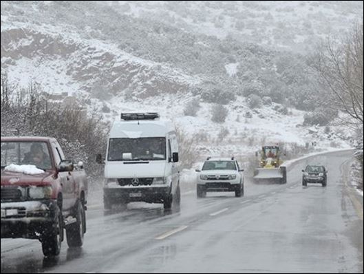 Χωρίς προβλήματα η κίνηση στην Εθνική Οδό – Που χρειάζονται αλυσίδες