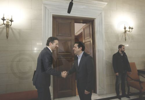 Η συνάντηση του Τσίπρα με τον Ντάισελμπλουμ – ΦΩΤΟ