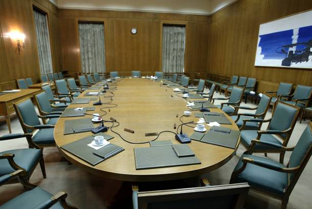 Πρώτη συνεδρίαση του υπουργικού συμβουλίου