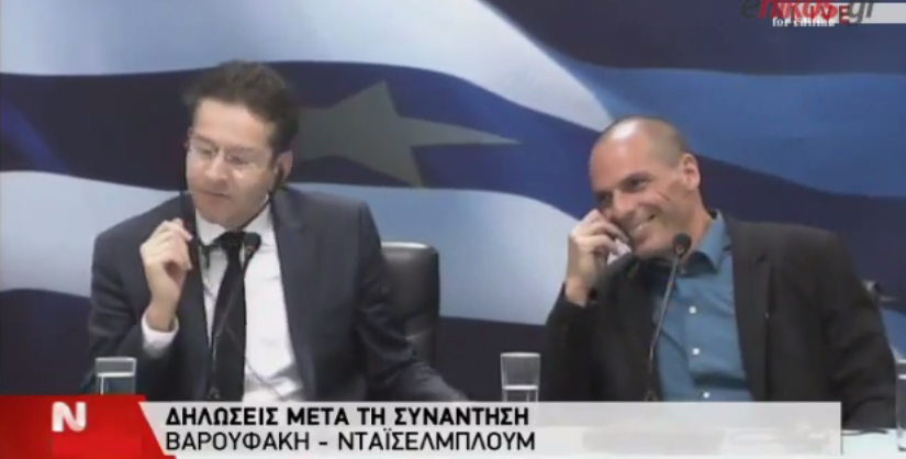 Ο μορφασμός του Ντάισελμπλουμ μετά τη δήλωση του Βαρουφάκη – ΒΙΝΤΕΟ