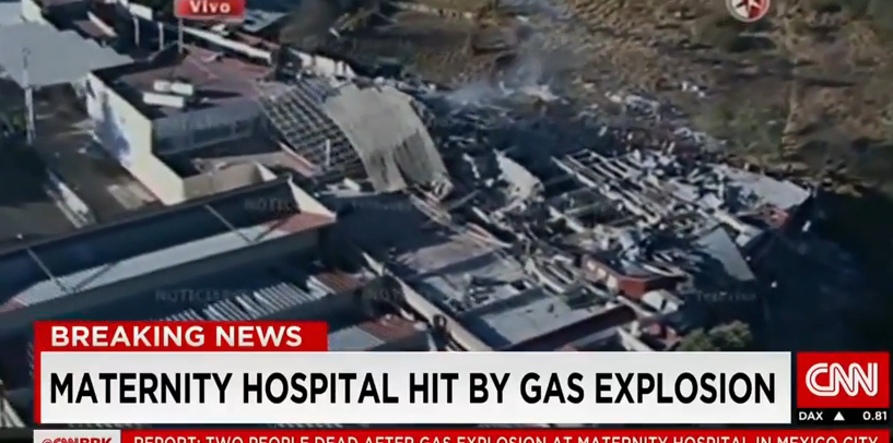 Οι πρώτες εικόνες από την έκρηξη στο μαιευτήριο – ΒΙΝΤΕΟ