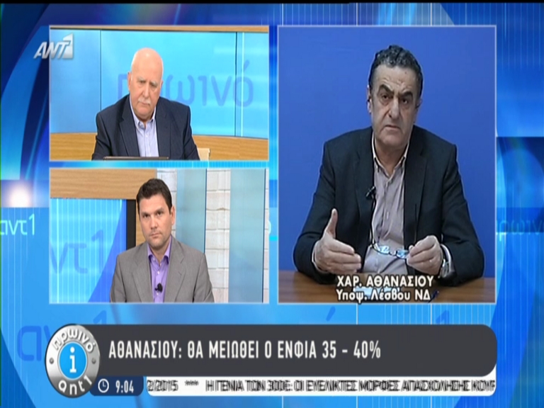 Αθανασίου: Θα μειώσουμε τον ΕΝΦΙΑ – ΒΙΝΤΕΟ