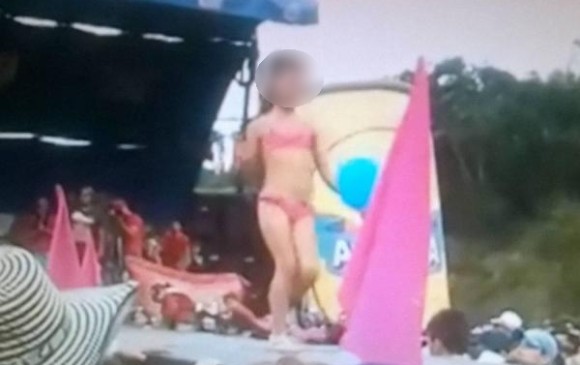 na gran polémica se armó por la elección de Miss Tanguita, que se celebró durante las fiestas Festi-río en el municipio de Barbosa, en Santander. FOTO VANGUARDIA