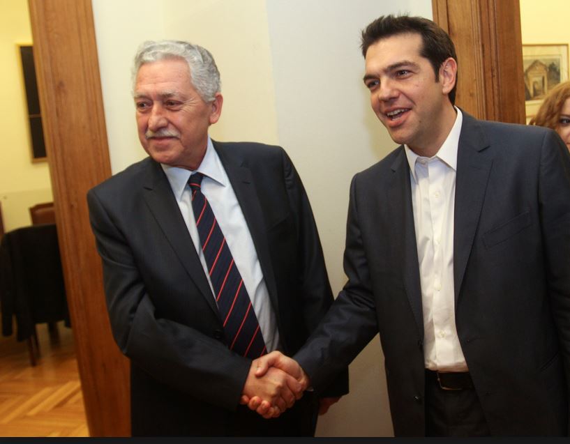 Επικοινωνία Τσίπρα – Κουβέλη