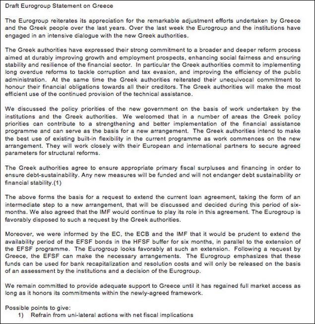 Αυτό είναι το προσχέδιο που έδειξε ο Μοσκοβισί στον Βαρουφάκη