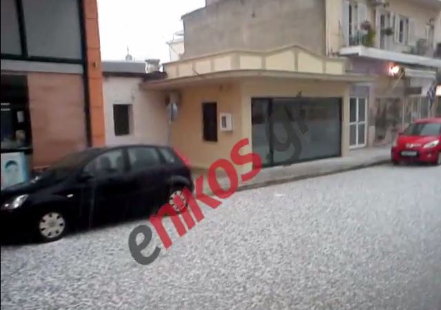 Χαλάζι στο Μεσολόγγι – ΒΙΝΤΕΟ αναγνώστη