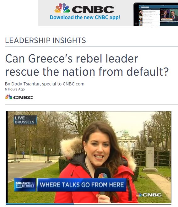 CNBC: Μπορεί ο αντάρτης ηγέτης της Ελλάδας να διασώσει το Έθνος από την χρεοκοπία; – ΒΙΝΤΕΟ