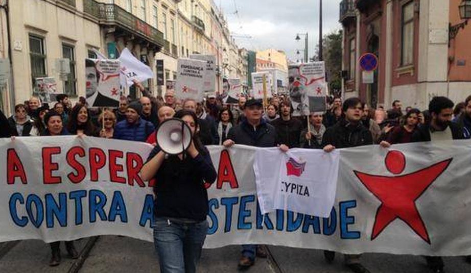 Συγκέντρωση αλληλεγγύης στη Λισαβόνα – ΦΩΤΟ
