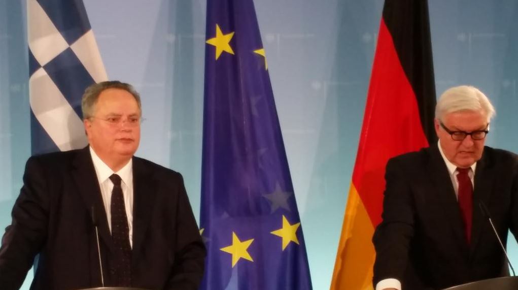 Θέμα αποζημιώσεων έθεσε ο Κοτζιάς στον Σταϊνμάγερ