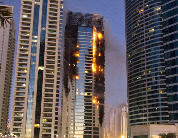 Tamweel blaze: According to Gulf Business , some experts blamed faulty air-conditioning caused the accident while others have said sub-standard cladding material caused the blaze