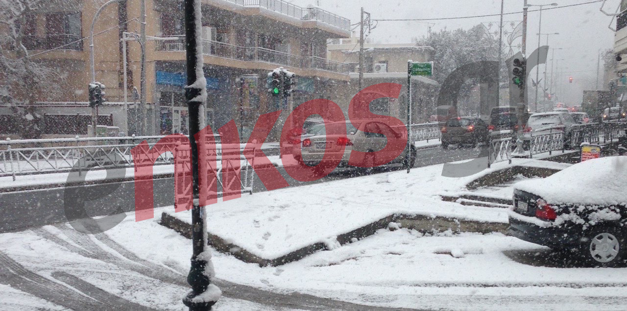 Στα λευκά η Παλλήνη – ΦΩΤΟ αναγνώστη