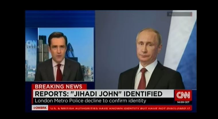 Tο CNN μπέρδεψε τον “Tζιχάντι Τζον” με τον Πούτιν – ΒΙΝΤΕΟ