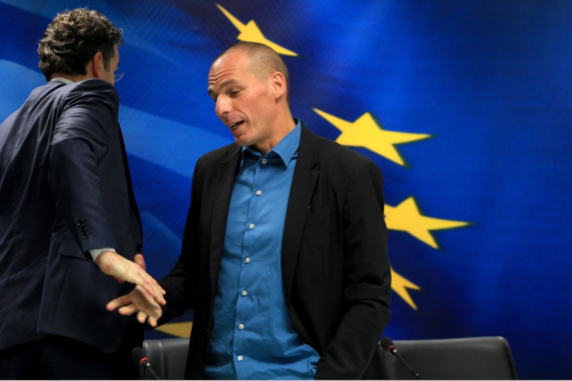 Συνάντηση του Βαρουφάκη με Ντάισελμπλουμ – Μοσκοβισί πριν από το Eurogroup
