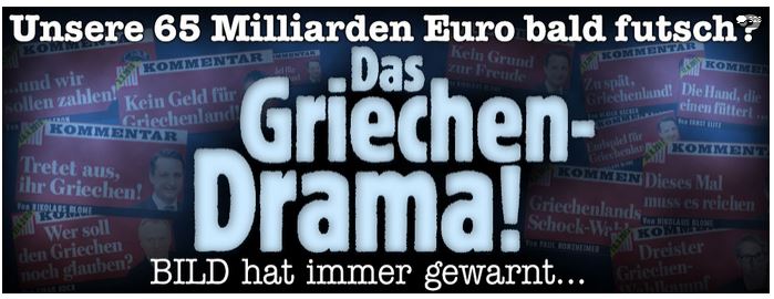 Bild: Είχαμε προβλέψει την καταστροφή των Ελλήνων από το 2010