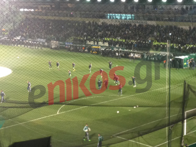 Η προθέρμανση Παναθηναϊκού-Ολυμπιακού – ΦΩΤΟ