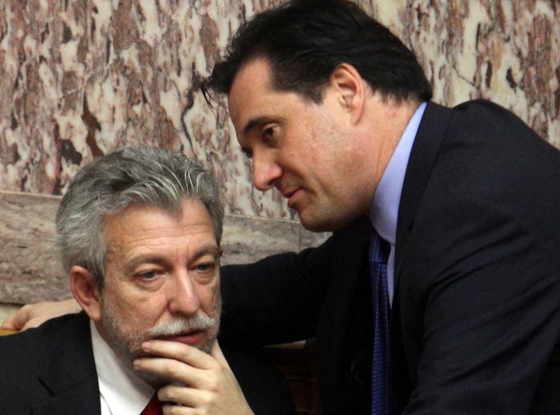 Τετ α τετ Άδωνι – Κοντονή στη Βουλή – ΦΩΤΟ