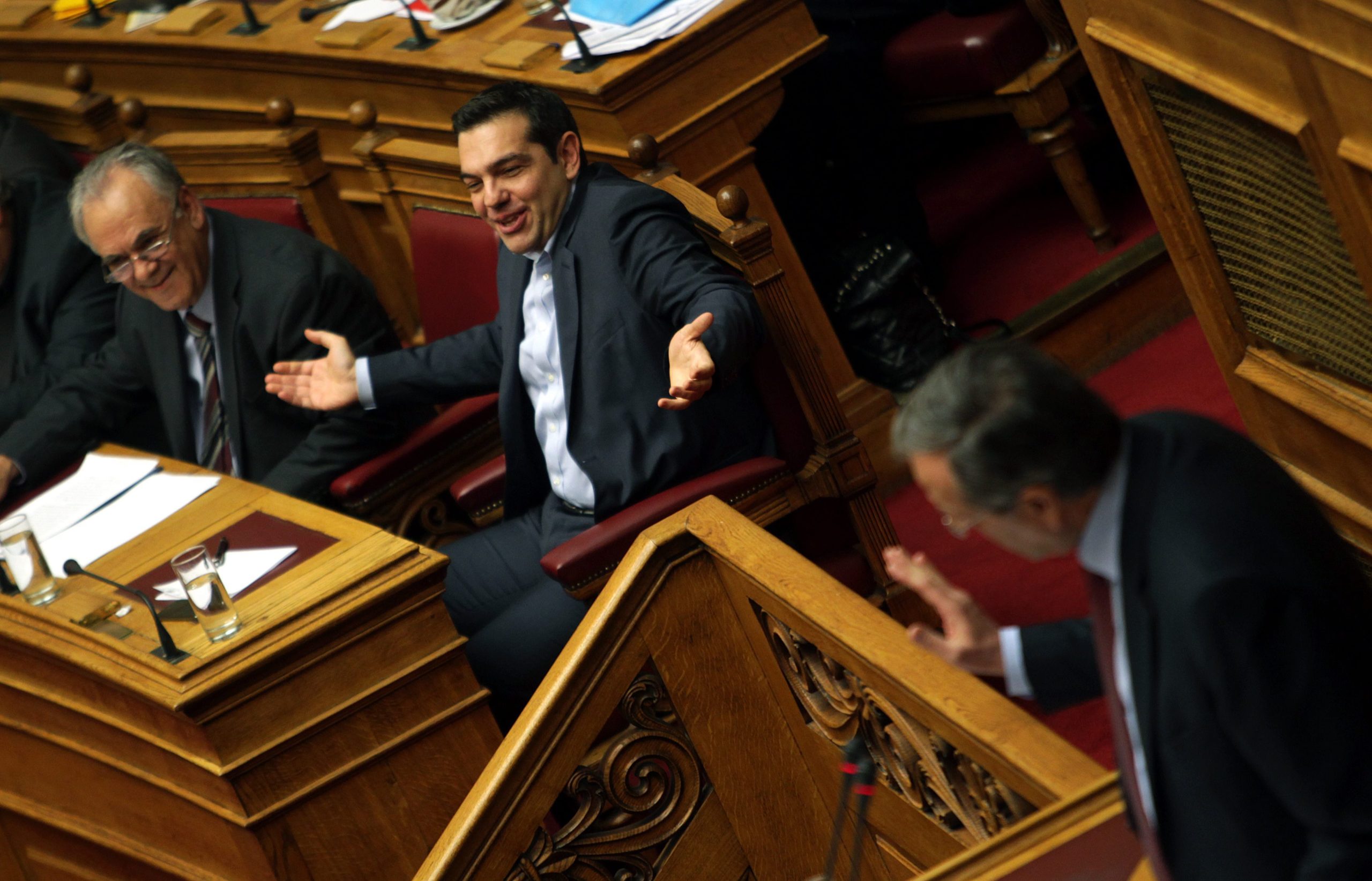 Η αντίδραση του Τσίπρα στο “ουάου” του Σαμαρά – ΦΩΤΟ