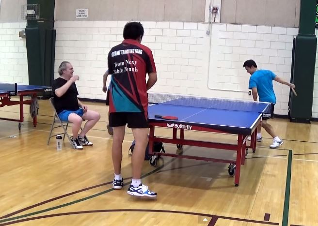 Εκπληκτικό back hand στο πινγκ πονγκ – ΒΙΝΤΕΟ