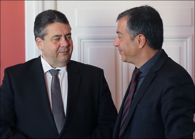 Συνάντηση του Θεοδωράκη με τον Γκάμπριελ – ΦΩΤΟ