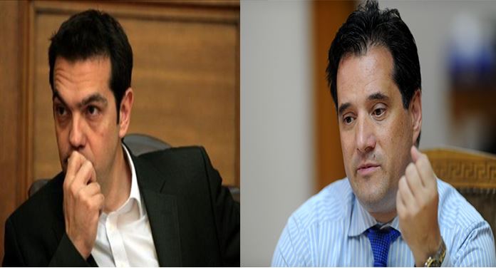 Τα γέλια του Τσίπρα με τον Άδωνι – ΦΩΤΟ