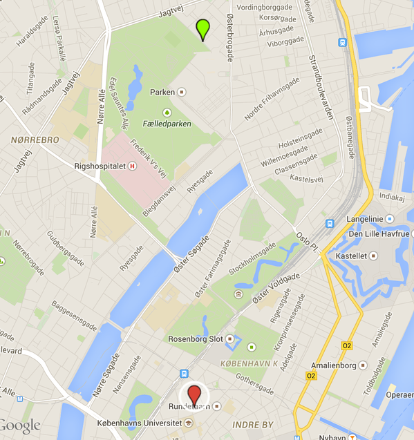 Ο χάρτης των επιθέσεων στην Κοπεγχάγη – ΦΩΤΟ – ΤΩΡΑ