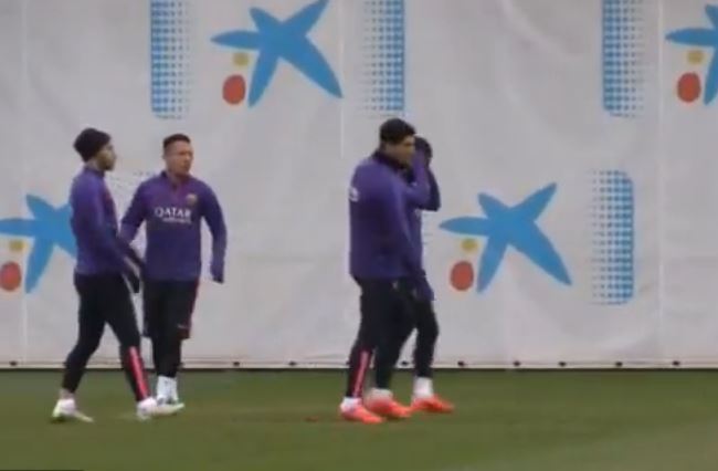 “Νεύρα” στην προπόνηση της Μπαρτσελόνα – ΒΙΝΤΕΟ
