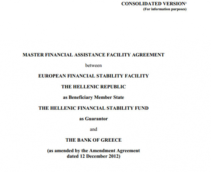 Αυτό είναι το κείμενο της δανειακής σύμβασης