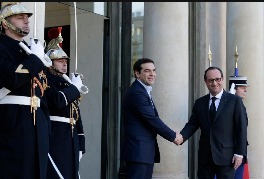 Ο Ολάντ υποδέχτηκε τον Τσίπρα – ΦΩΤΟ