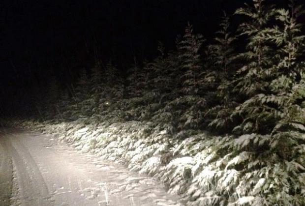 Χιονίζει στην Ευρυτανία – Απαραίτητες οι αλυσίδες στο Καρπενήσι – ΦΩΤΟ