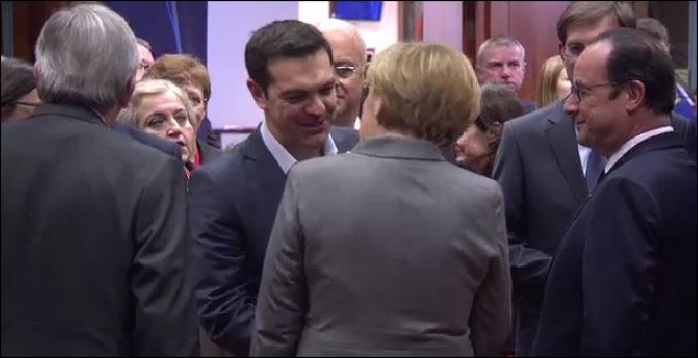 Τι είπε η Μέρκελ στον Τσίπρα πριν από τη Σύνοδο Κορυφής
