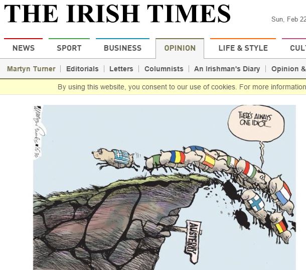 Νέο καυστικό σκίτσο για τη συμφωνία της Ελλάδας – ΦΩΤΟ