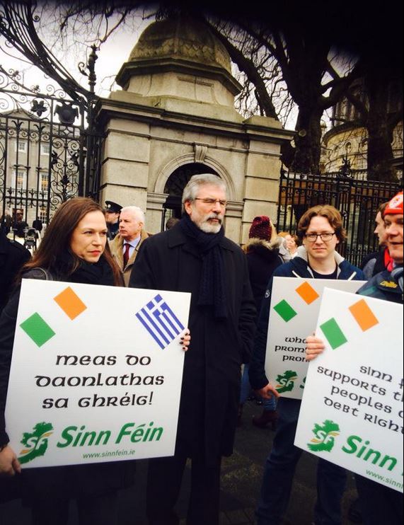 Στο πλευρό της Ελλάδας ο ηγέτης Ιρλανδικού κόμματος – ΦΩΤΟ