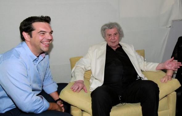 Η συνάντηση του Μίκη με τον πρωθυπουργό