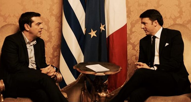 Η συνάντηση του Τσίπρα με τον Ρέντσι – ΦΩΤΟ