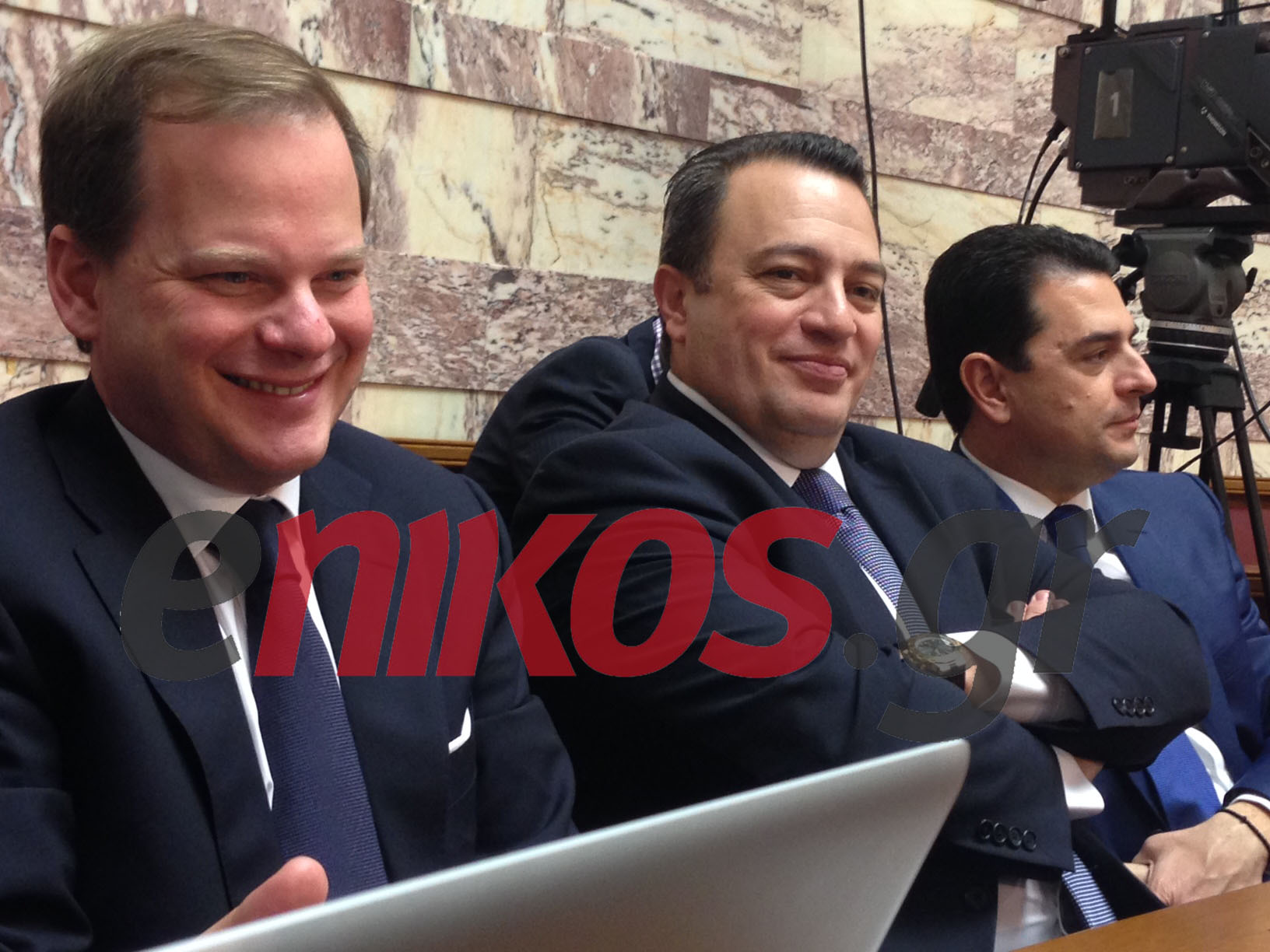 Καραμανλής- Στυλιανίδης και Σκρέκας στην ομιλία Σαμαρά – ΦΩΤΟ